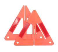 TEMPNAP Triangoli di Emergenza Stradali per Auto Pieghevoli in Plastica Riflettente, Kit di Sicurezza per Veicoli, Segnale di Avvertimento per Emergenza Stradale e Guasti, Alta Visibilità