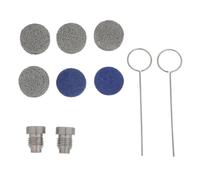 TEMPNAP Ugello Filettato in Acciaio Inox Argento per Schiumogeno con Filtro a Rete 1.2mm per Idropulitrice 3000psi per Detailing Auto e Pulizia Fai-da-Te