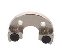 TEMPNAP Valvola Rotante a Pistone a Forma di Mezza Curva per Corno Francese, Accessorio in Metallo Argento Compatibile Strumenti a Ottone, Kit Aggiornamento per Orchestre