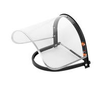 TEMPNAP Visiera Protettiva Trasparente in Pvc e Lega di Alluminio per Protezione Facciale Completa Anti-schizzi, Adatta per Uso Casco e Taglio in Sicurezza Colore Casuale