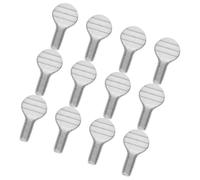 TEMPNAP Viti in Acciaio Inossidabile per Girarrosto, Set da 12 Pezzi per Accessori Friggitrice ad Aria e Forno, Viti per Spiedini Barbecue Rotanti Compatibili, Ricambi Cucina per Cottura