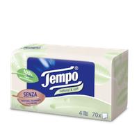 Tempo Box Fazzoletti Natural&Soft 70 Pezzi