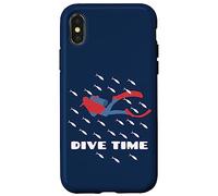 Tempo di immersioni subacquee per subacquei Custodia per iPhone X/XS