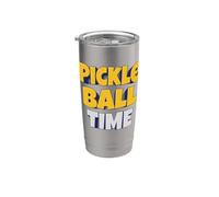 Tempo di Pickleball - Partita! Bicchiere termico in acciaio inox doppia parete