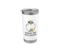 Tempo di raccolta Mele Frutteto Apple Squad Giornata della raccolta delle mele Bicchiere termico in acciaio inox doppia parete