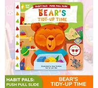 Tempo di riordino dell'orso, libri push-pull, libri interattivi, libri illustrati per la formazione di buone abitudini e abilità di vita nei bambini in età prescolare, libri meccanici divertenti per b