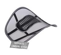 TEMPO DI SALDI 2 x Supporto Lombare Sedia Ufficio ed Auto 38,5 x 38 x 13 cm - Schienale Ergonomico per Mal di Schiena - Supporto Schiena Traspirante Antisudore per Poltrone, Sedie o Sedile Auto
