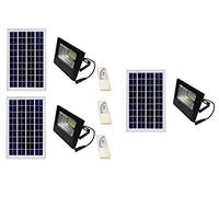 TEMPO DI SALDI 3x Faro a LED DA 50w SMD Luce Bianca con Pannello Solare Sensore e Telecomando