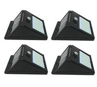 TEMPO DI SALDI 4 X Faro 20 Led Con Pannello Solare E Sensore Di Movimento Faretto Crepuscolare