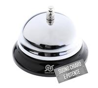 TEMPO DI SALDI Campanello Da Tavolo Lucido In Metallo Per Reception Albergo Hotel Ristorante