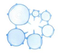 TEMPO DI SALDI Coperchio In Silicone Estensibile 6 Pezzi Pellicola Avvolgente Da 7 A 20 Cm