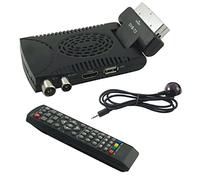 TEMPO DI SALDI Decoder Digitale Terrestre Hd Mini Dvb T2 Usb E Hdmi Presa Scart 180° Tv