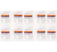 TEMPO DI SALDI Dieci Visiere Protettive Arcobaleno in Policarbonato Trasparente Regolabile, Regular