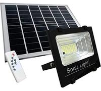 TEMPO DI SALDI Faro a LED da 100W SMD Luce Bianca con Pannello Solare, Sensore e Telecomando