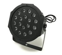 TEMPO DI SALDI Faro Rgb 18W Faretto 18 Led Vari Colori Discoteca Sensore Sonoro Luce Colorata