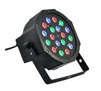 Faro Rgb 18W Faretto 18 Led Vari Colori Discoteca Sensore Sonoro Luce Colorata