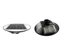 tempo di saldi Lampione Solare da 200W a Luce Fredda con Pannello Integrato Ideale per Giardino