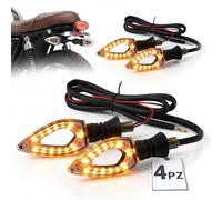 TEMPO DI SALDI Quattro Indicatori Di Direzione Universali Frecce A LED Impermeabili Per Moto