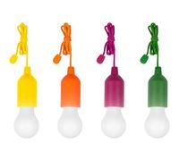 tempo di saldi Lampadina Led Portatile Colorata, Senza Corrente, Per casa, campeggio o giardino, Colori assortiti