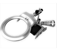 TEMPO DI SALDI Lente Di Ingrandimento Da Tavolo Con Luce Led E Bracci Pinze Supporto Terza Mano