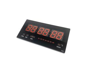TEMPO DI SALDI Orologio Digitale A Led Da Parete Con Datario E Termostato Slim Data Temperatura
