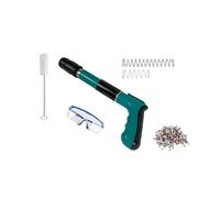 TEMPO DI SALDI Pistola Manuale Sparachiodi Portatile Regolabile con Chiodi e Occhiali Integrati