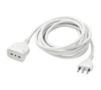 TEMPO DI SALDI Prolunga Cavo Elettrico Lineare Bipasso Da 3 Metri Con Presa 16A-10A