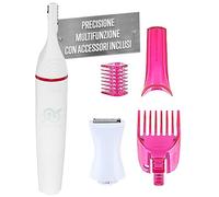 TEMPO DI SALDI Rasoio Elettrico Viso Ascelle Bikini Precisione Rifinitura Sopracciglia Beauty