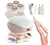 TEMPO DI SALDI Depilatore Per Donna Elettrico Ricaricabile Rasoio Indolore per Gambe E Corpo