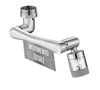 TEMPO DI SALDI Rubinetto Universale Snodabile E Rotante 1080 Gradi Con Filtro Rompigetto