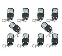 Tempo di Saldi Set di 10 telecomandi universali per cancello automatico, codice fisso, frequenza 433,92 MHz (colori luce assortiti)