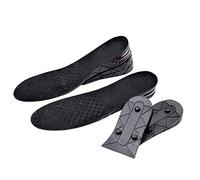 TEMPO DI SALDI Solette Rialzate Uomo o Donna con Cuscino d’Aria Interno, 3 Regolazioni di Altezza 3/5/7 cm, Solette Scarpe con Alzatacco Invisibile, Suola Scarpe Compatibile Universalmente, Unisex