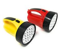 tempo di saldi Torcia Led Ricaricabile con 19 LED e Spina Integrata, 2 Livelli di Intensità - Torcia Potente con Luce Bianca per Casa e Campeggio - Lampada di Emergenza Portatile