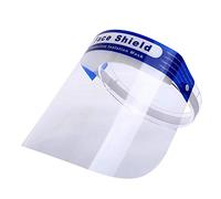 tempo di saldi Visiera Protettiva da Lavoro Trasparente 29 x 18 cm con Maschera Occhi e Viso Paraschizzi - Face Shield Integrale in Policarbonato per Decespugliatore o Cassetta Pronto Soccorso