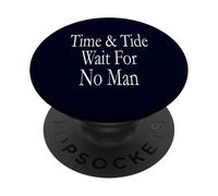 Tempo e marea aspettare nessun uomo PopSockets PopGrip Adesivo