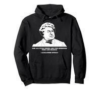 Tempo E Silenzio Citazione Famosa Alexandre Dumas Felpa con Cappuccio