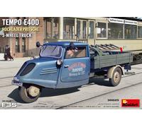 Tempo E400 Hochlader Pritsche 3-wheel Truck 1:35 Plastic Model Kit MINIART