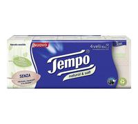 TEMPO FAZZOLETTI NATURAL&SOFT 10 PEZZI DA 9 FAZZOLETTI