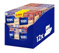 Tempo Fazzoletti Box - 3 Veli - 12 Confezioni da 60 fazzoletti | 3 Veli Morbidi e Resistenti, Formato Scorta da 12 Scatole, 60 Fazzoletti per Box, Ideali per Uso Quotidiano