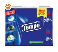 Tempo Fazzoletti Classici a 4 Veli (9 Fazzoletti) - Tempo Fazzoletti Classici a 4 Veli (9 Fazzoletti) - Confezione Da 30 Pezzi