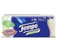 TEMPO FAZZOLETTI NATURAL&SOFT 10 PEZZI DA 9 FAZZOLETTI