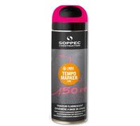 Tempo Marker - Vernice spray fluorescente temporanea, 500 ml, colore: rosa ciliegia