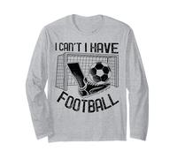 Tempo per la Partita Footy Esilarante Non Posso Avere Calcio Maglia a Manica