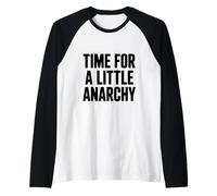 Tempo per Un po 'di Umorismo anarchico Maglia con Maniche Raglan