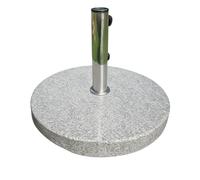 TEMPO STYLE - Base Ombrellone in Granito con Ruote e Maniglia | Supporto per Ombrelloni a palo Centrale, Riduttori per Pali di Diametro Ø 52, 48, 36 mm