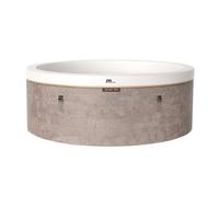 TEMPO STYLE - Vasca Idromassaggio semirigida circolare Cocoon-Eco | 1.80 Ø x 0.65 H | 130 getti d'aria massaggianti | Riscaldatore | Camera d’aria e rivestimento per conservazione del calore inclusa