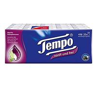 Tempo Fazzoletti Tascabili Morbido E Gratuito 1 Pacco = 20 x 9 Fazzoletti = 180