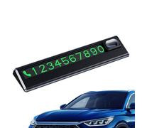 Temporary - Numero di telefono Temporary Parcheggio Card 11,6 x 2,7 x 0,9 cm | Mini Glow Magnetic Traceless, Numero Temporrario, SUV e Display numerico telefono