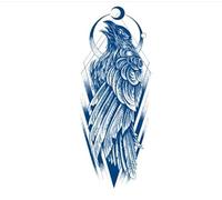 Temporary Tattoo Sticker Long Lasting Men Adult Arm Sleeve Fake Tattoos Wolf Lion Tiger Eagle(001)