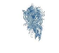 Temporary Tattoo Sticker Long Lasting Men Adult Arm Sleeve Fake Tattoos Wolf Lion Tiger Eagle(003)